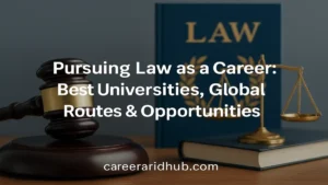 Global career guide for law students and professionals with top institutions and legal pathways