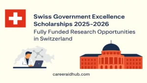 Swiss Government Excellence Scholarship for PhD and Postdoc research funding in Switzerland
