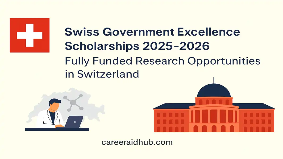 Swiss Government Excellence Scholarship for PhD and Postdoc research funding in Switzerland