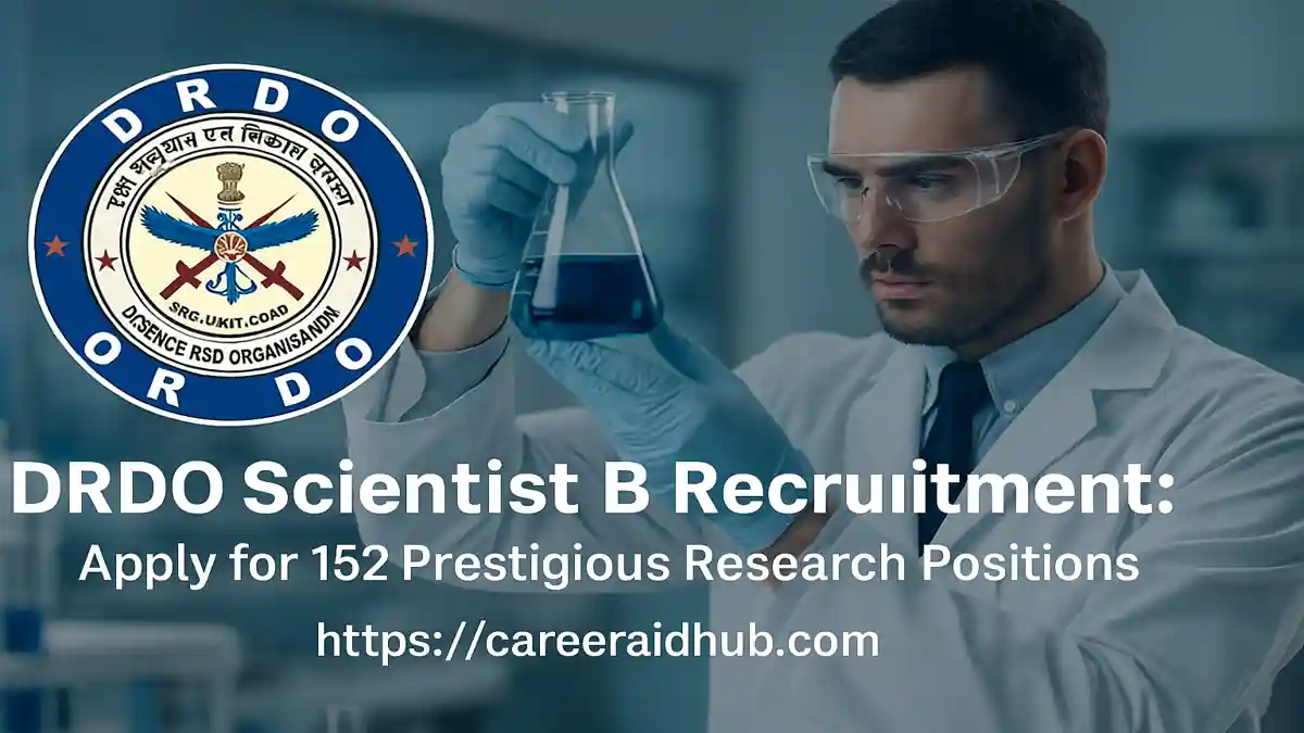 Apply online for DRDO Scientist B vacancies across engineering disciplines via official RAC recruitment portal.