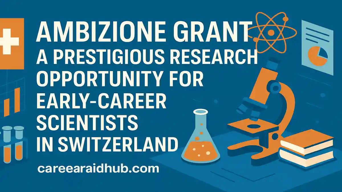 Early-career researcher working independently in a Swiss university laboratory with modern scientific equipment