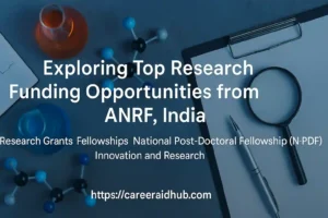ANRF research grants and fellowships supporting Indian scientists in science, engineering, and innovation