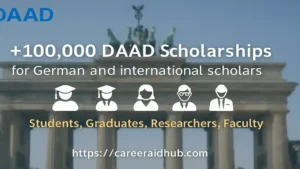 DAAD scholarships support international students and researchers for study and research in Germany