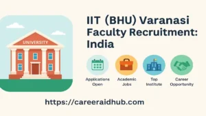 IIT BHU faculty recruitment open for professor and associate professor positions across departments