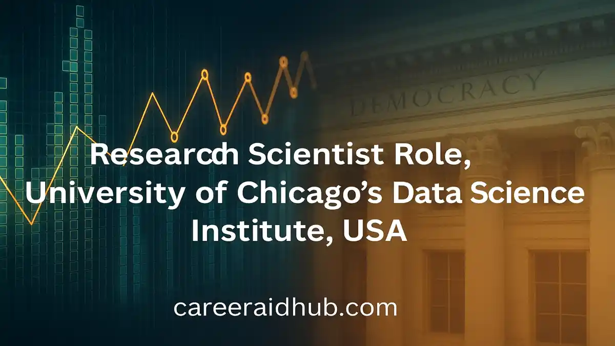 Research scientist opportunity in data and democracy at University of Chicago’s Data Science Institute