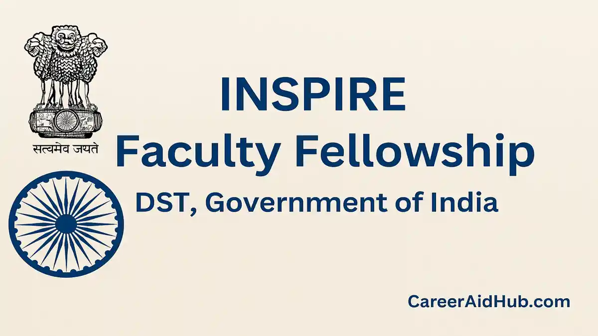 INSPIRE Faculty Fellowship program supporting young researchers in India with stipend, research grant, and academic autonomy
