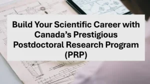 Canada postdoctoral research fellowship with Natural Resources Canada in climate, energy, and environmental science