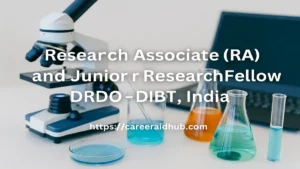 DRDO advertisement for Research Associate and Junior Research Fellowships with eligibility, stipend, and application details explained.