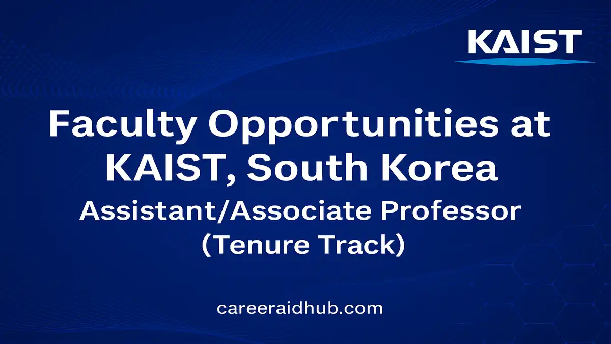 KAIST faculty recruitment in nuclear energy tenure-track positions SMR and advanced reactors