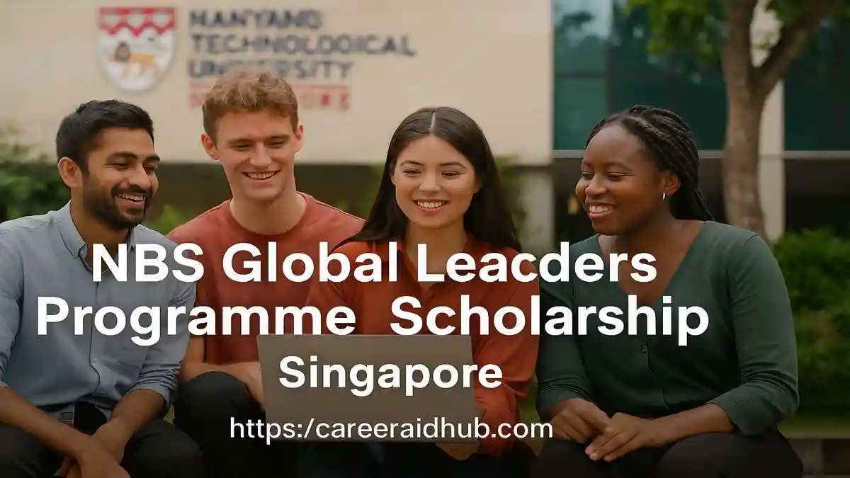 NBS Global Leaders Programme Scholarship at NTU Singapore offering full tuition, mentorship, leadership training, and global opportunities