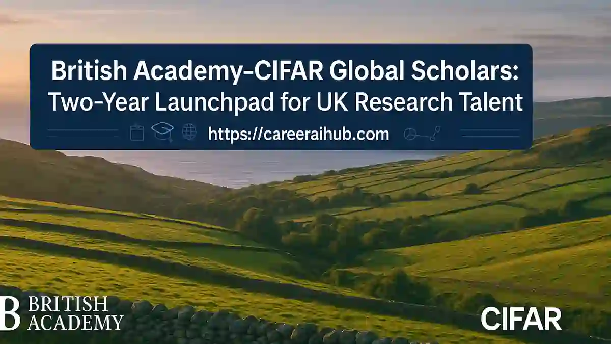 UK early-career researcher network British Academy CIFAR Global Scholars program, leadership, funding, collaboration, eligibility