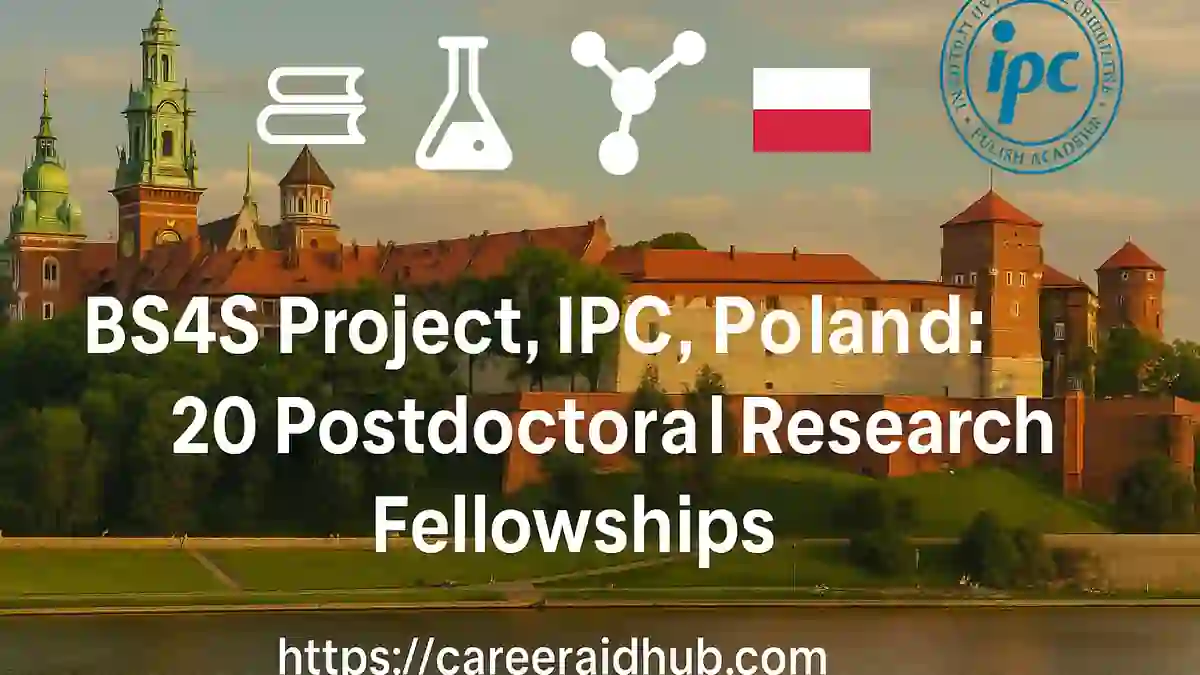 BS4S postdoctoral fellowship, Poland, chemistry, advanced research, societal impact, industry partnerships, IChF Warsaw