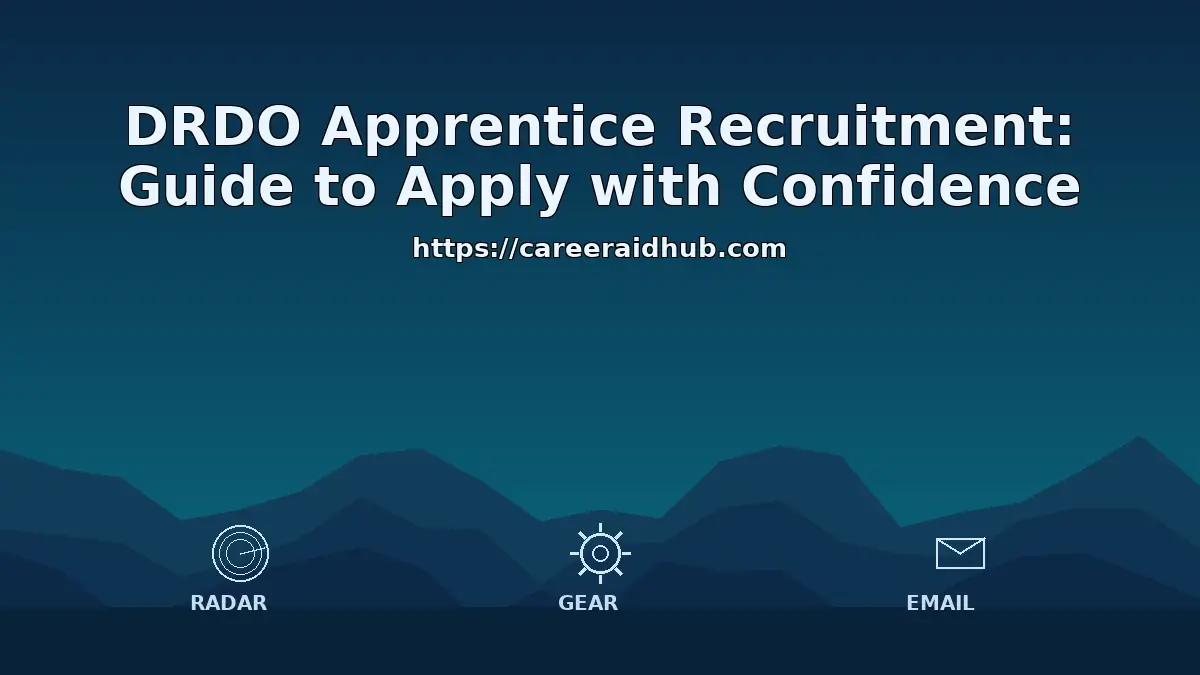 DRDO PXE Chandipur apprentice recruitment guide covering eligibility, stipend, NATS registration, email application, selection process