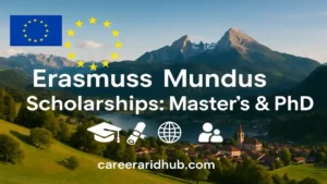 Erasmus Mundus scholarships guide for Masters and PhD alternatives with MSCA Doctoral Networks overview details
