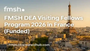 FMSH DEA Visiting Fellows Program in France funded research residency details eligibility application guidance timeline