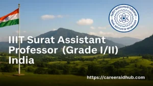 IIIT Surat Energy Science assistant professor recruitment renewable sustainable energy eligibility application process details banner