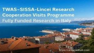 TWAS SISSA Lincei Research Cooperation Visits programme Italy three-month funded lab exchange for LDC scientists