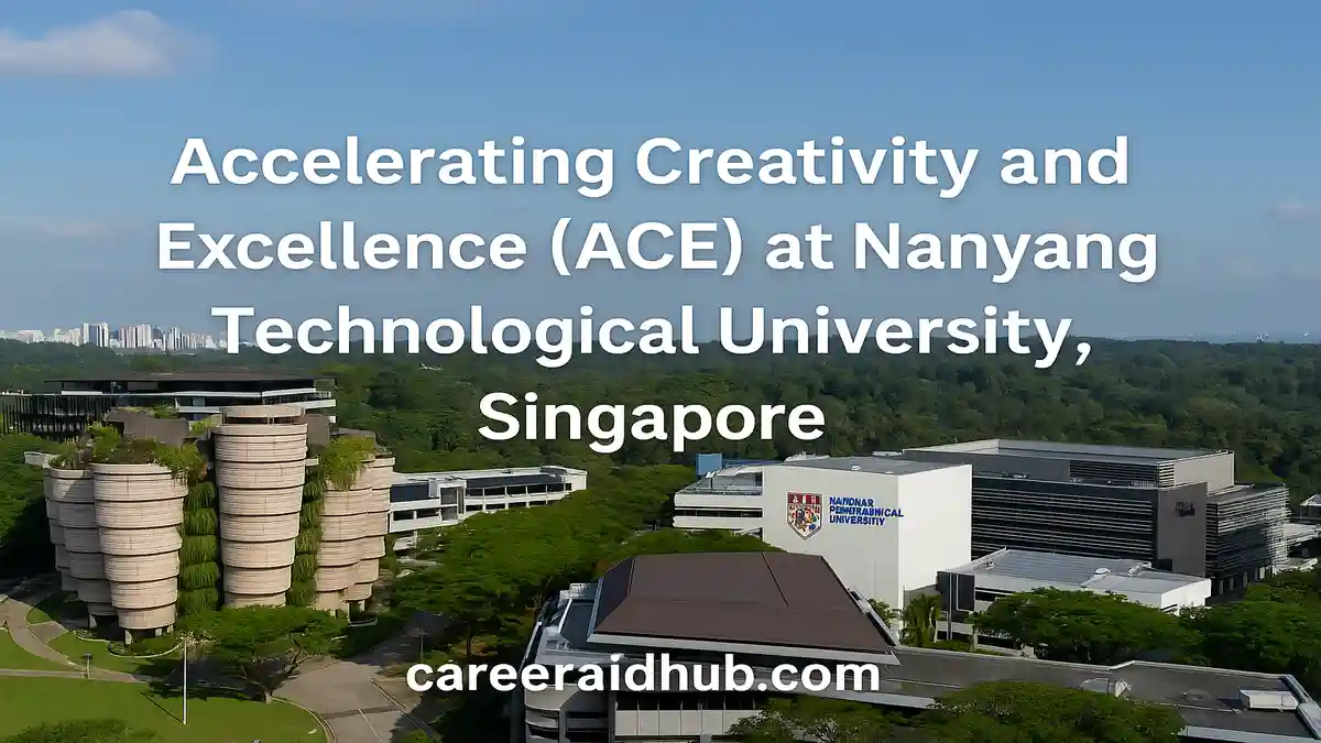 NTU ACE cross-disciplinary research funding program banner showcasing collaborative innovation and bold seed grant projects.