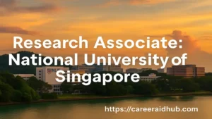 Banner for Research Associate role at ARI NUS, Southeast Asian Studies Next Generation Collaboratory opportunity