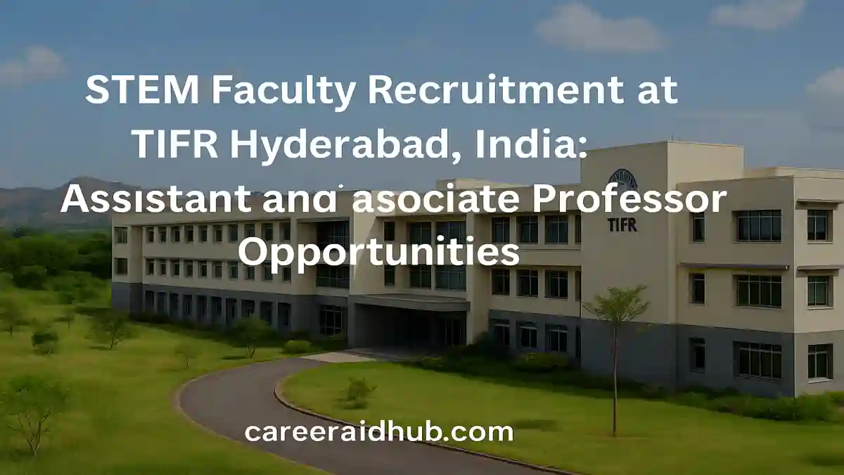 TIFR Hyderabad campus view representing physics faculty recruitment and research opportunities for scientists in India