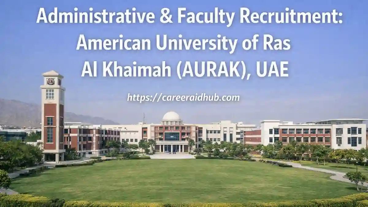 American University of Ras Al Khaimah (AURAK): Faculty & Administrative ...